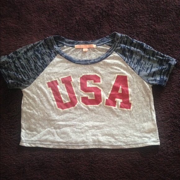 Team USA crop top