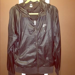 MENS black nike windbreaker