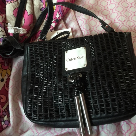 Calvin Klein small black purse