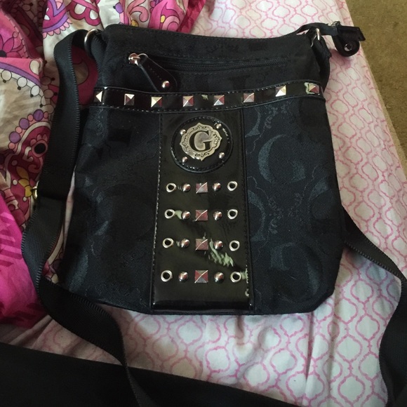 **Guess Brand** over the shoulder black purse