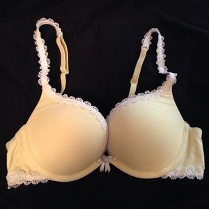 VS Yellow push up bra