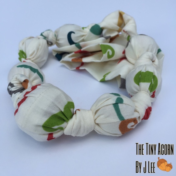 👶🏻Handmade Nursing Necklace👶🏻Organic Cotton - Picture 2 of 4