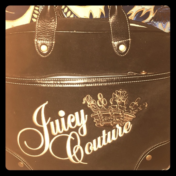 🌟🌟Sale Juicy Couture  Black Velvet Briefcase