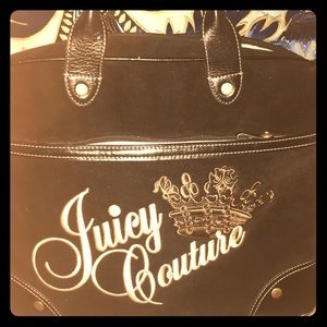 🌟🌟Sale Juicy Couture  Black Velvet Briefcase