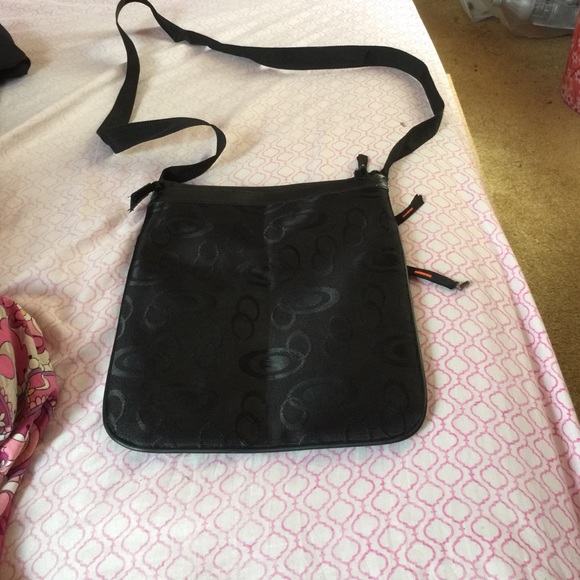 **NEVER USED** All black over the shoulder Purse