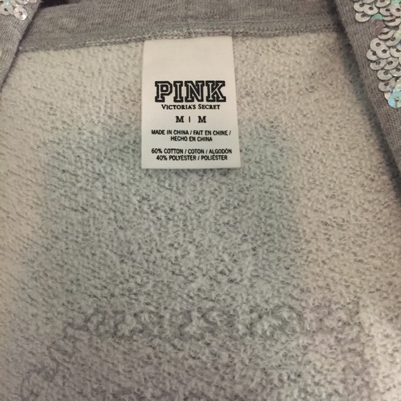 Victoria's Secret (Pink) zip up hoodie - Picture 4 of 4