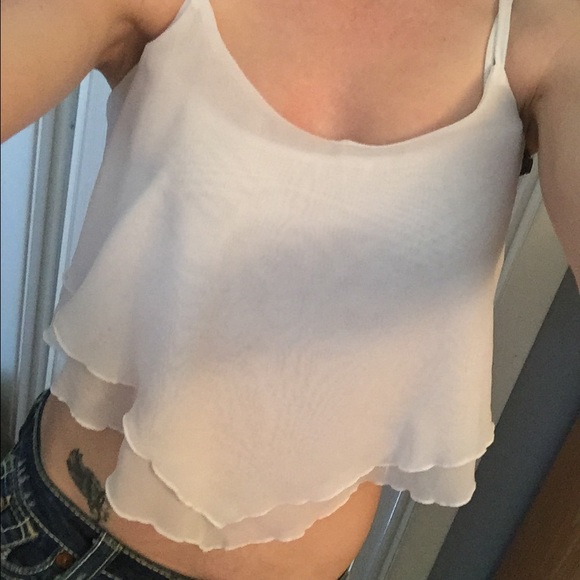 White crop top