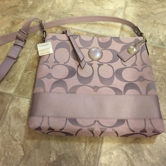 Lilac coach bag