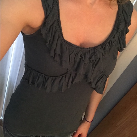 Dark blue dressy tank