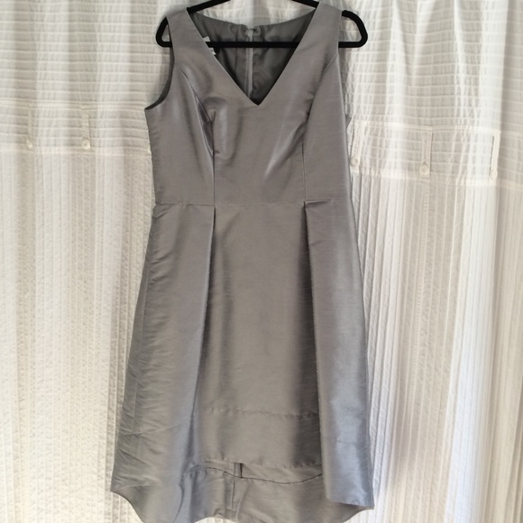 Gray bridesmaid dress