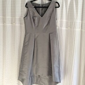 Gray bridesmaid dress