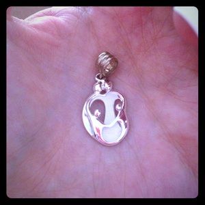 Family of 4 charm or pendent .925 sterling silver