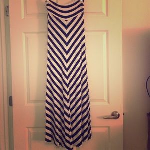 Chevron Stripe Maxi Skirt!