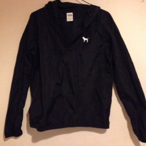 Black Victoria's Secret anorak jacket