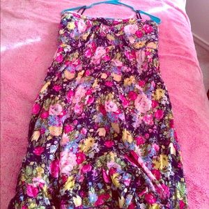 Torrid Strapless High-Low Dress