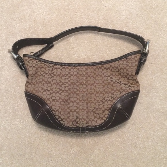 Brown coach purse