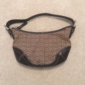 Brown coach purse