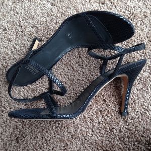 Stuart Weitzman Black Sandal Heel