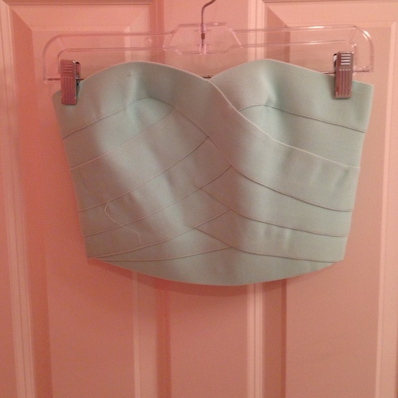 mint crop top