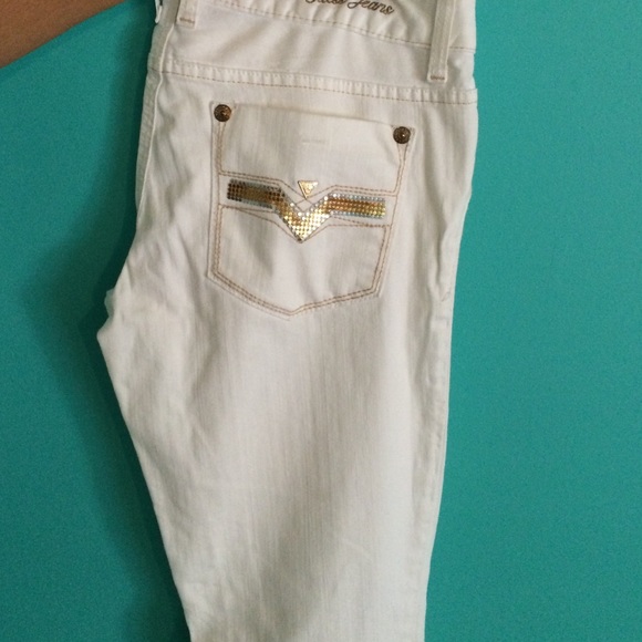 Guess white jeans