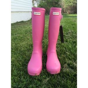 Pink Hunter Boots