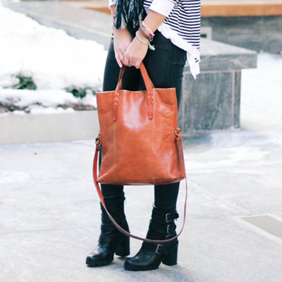 Dylan Convertible Tote in Camel NWT!