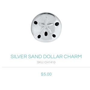 Origami owl sand dollar charm