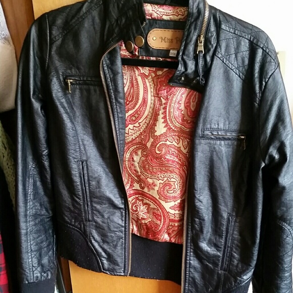 Miss Posh Black Leather Jacket 🔙🔛🔜