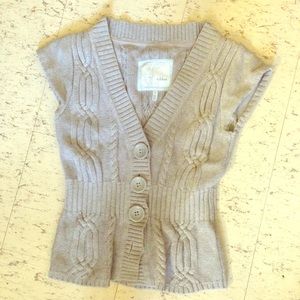 Cable sweater