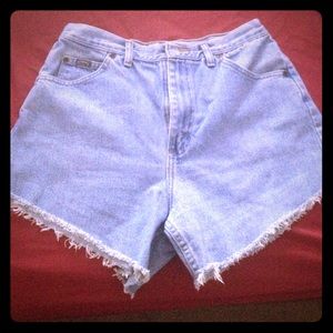 High waist Jean shorts