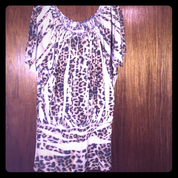Leopard print club dress