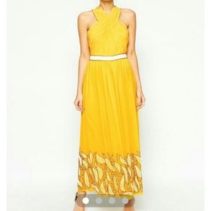 Yellow maxi dress brand new