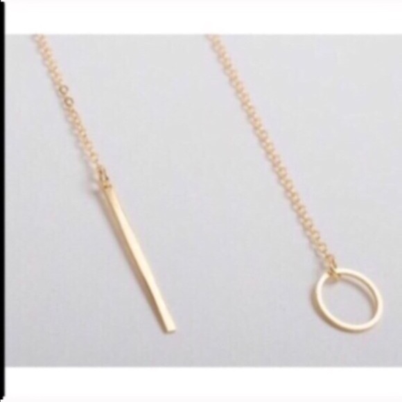 💠💠The MIA Circle necklace - GOLD - Picture 3 of 3