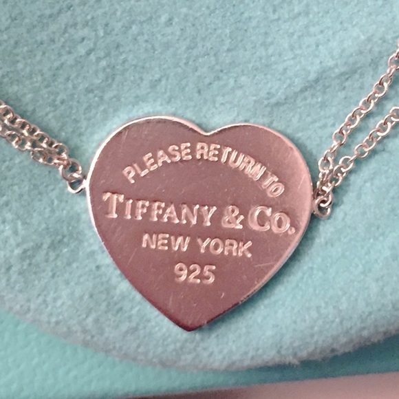 🚫SOLD🚫Tiffany & Co Double Heart Bracelet - Picture 3 of 4
