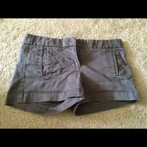 J crew 3" grey chino shorts size 2
