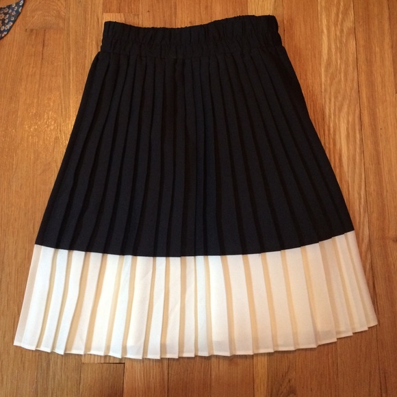 Necessary Objects Accordion Pleated Skirt