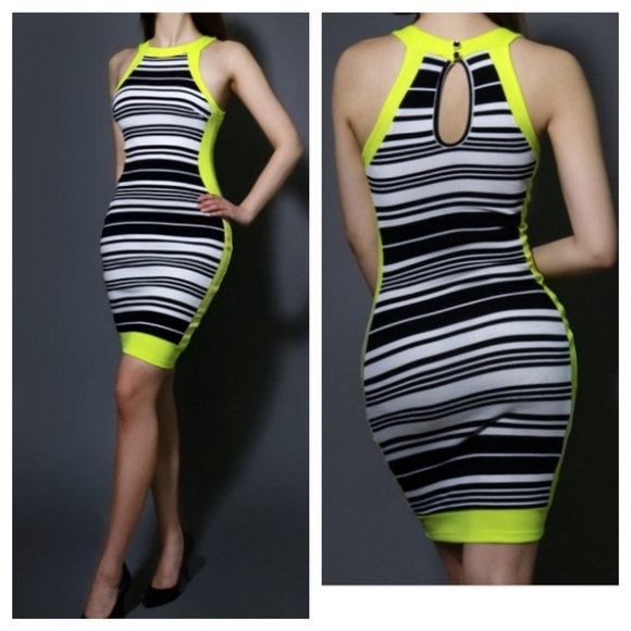 NWT Halter neck racer back bodycon dress