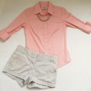 J. Crew 3/4 button up