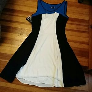 Express colorblock dress