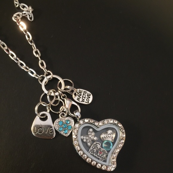 Floating Locket Heart Necklace