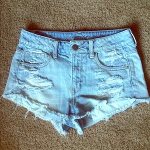 America Eagle Festival High Rise Shorts - Size 2