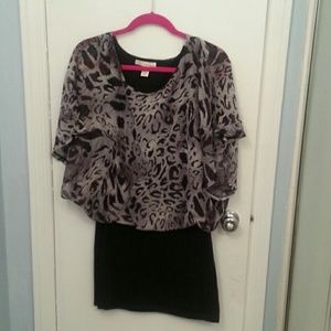 Leopard print dress