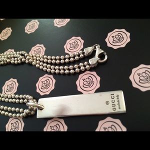 Authentic Gucci necklace 925 Sterling Silver