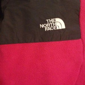 Hot pink north face