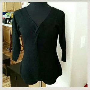 INC black cashmere sweater