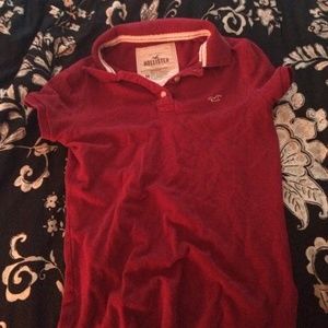 Red Hollister Polo