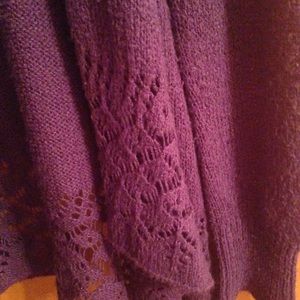 Delias Sweaters - Delias Open Cardigan In Purple 💜 Delias Sweaters - Delias Open Cardigan In Purple 💜