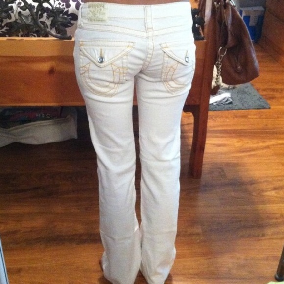 white true religion jeans :)