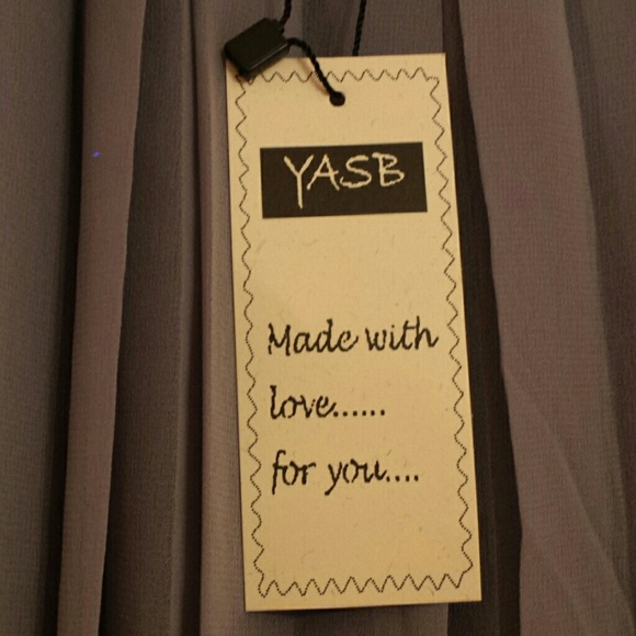 YASB gray maxi skirt - Picture 3 of 4