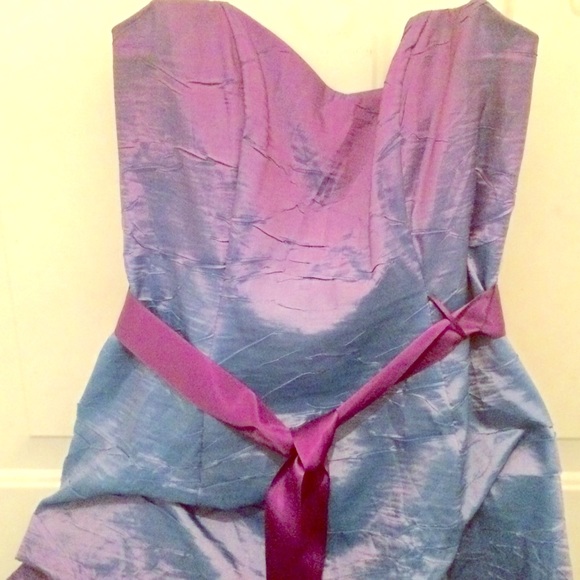 Young Miss Pretty Purple & Blue Ombré dress